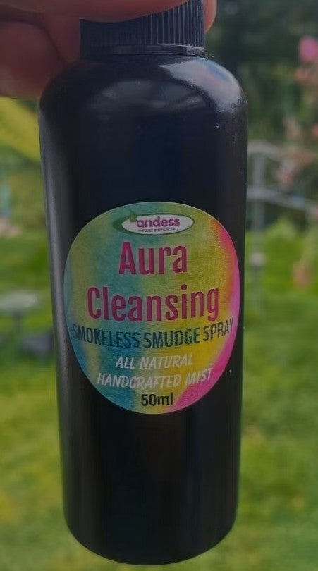 Aura Spiritual Cleansing Smokeless Sacred Natural Smudge Spray Mist 50ml