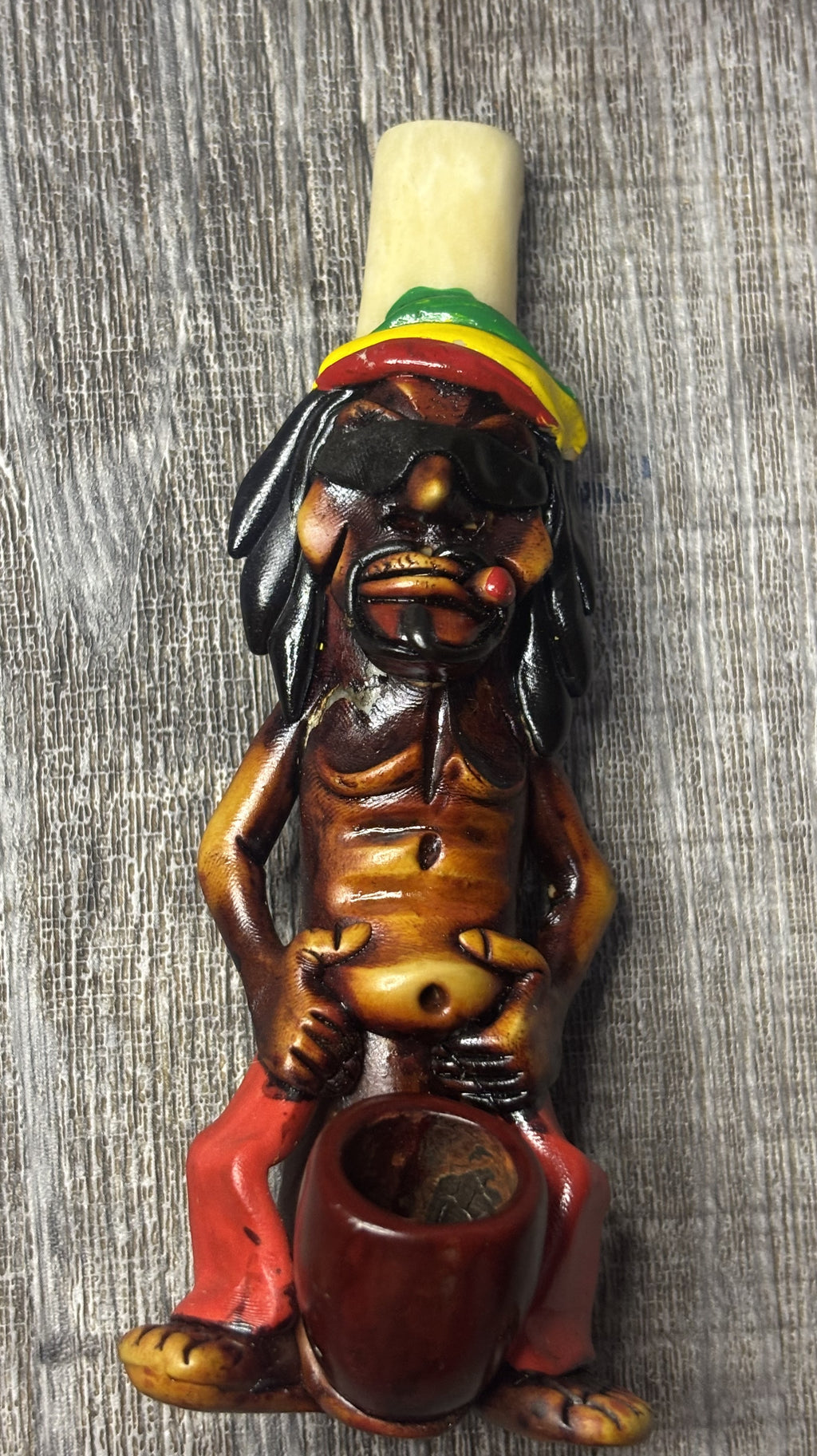 Shamanic Ceremonial Handcrafted Bone Smoking Inca Pipe 14cm