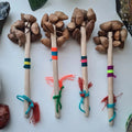 Cachos Outside Seeds Sound Healing Meditation Sacred Snake Rattle x 1