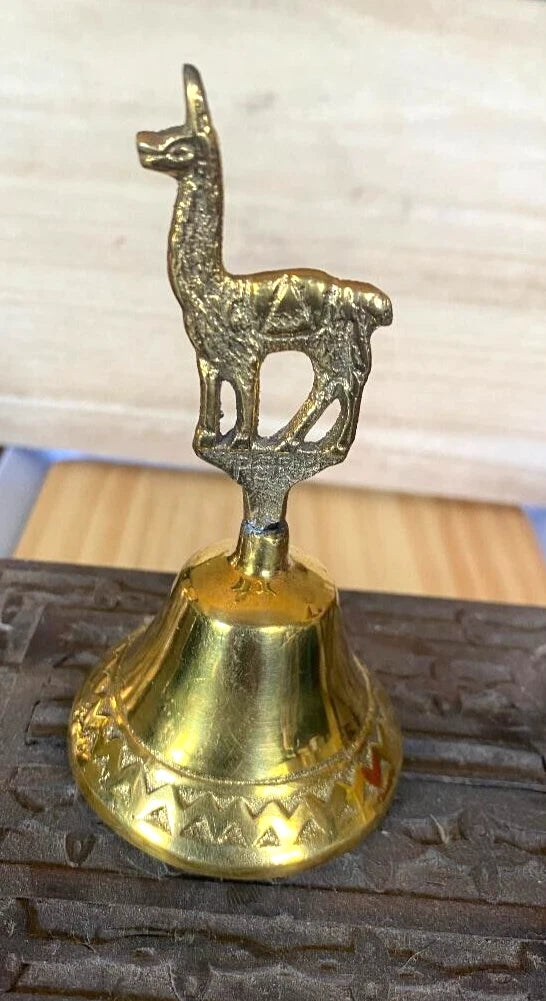 Qero Paqo's Ceremony Altar Peruvian 8cm Handcrafted brass Bell