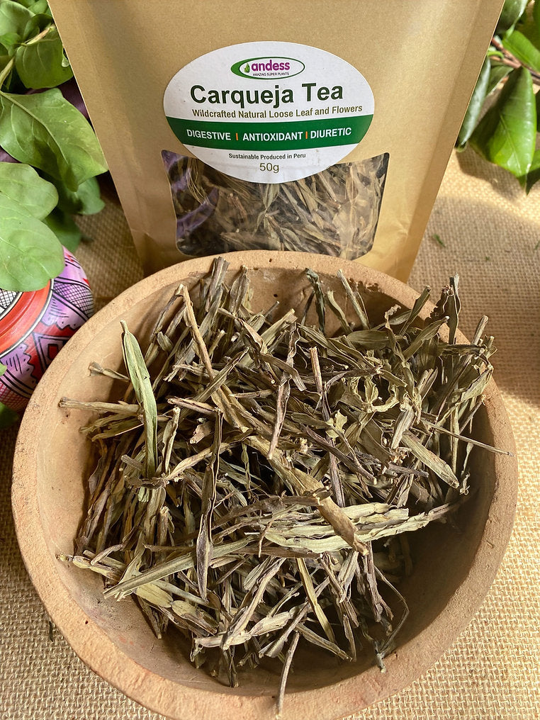 Carqueja Natural Leaves and Flowers Herbal Tea 50g Peru