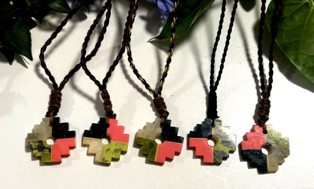 CEREMONY BLESSED POWERFUL CHAKANA ANDEAN INKA CROSS AMULET TALISMAN