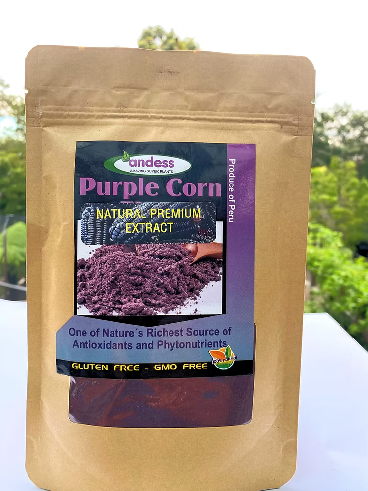 Purple Corn Cob Extract Powder Peruvian Chicha Morada 150g