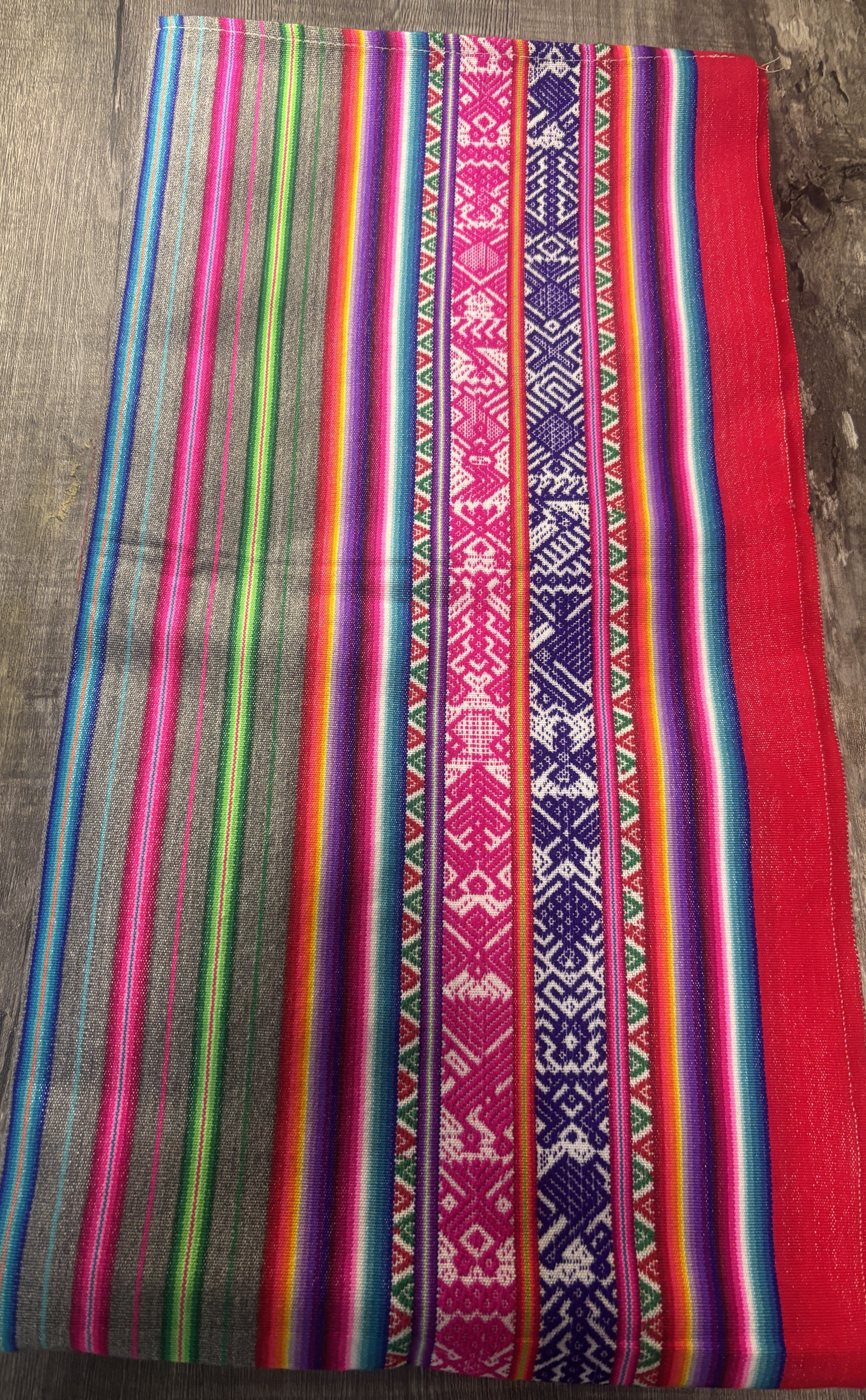 Handcrafted Andean Cloth for Mesa, Altar and Multifunctional use 120cm X 150cm