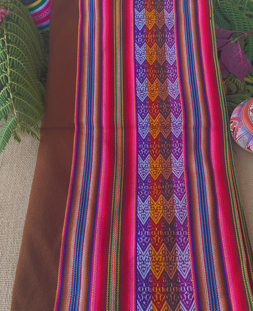 Ritual Brown Cloth for Mesa, Altar and Multifunctional use 116cm X 110cm