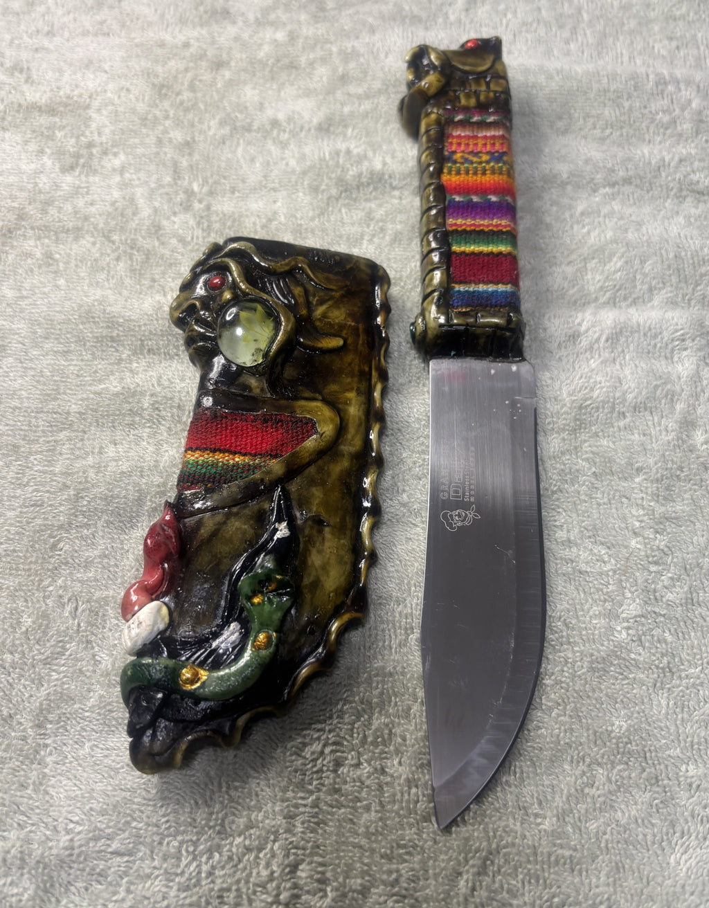SHAMAN'S SPIRITUAL KNIFE TO CUT CORDS PAST EVENTS 26CM