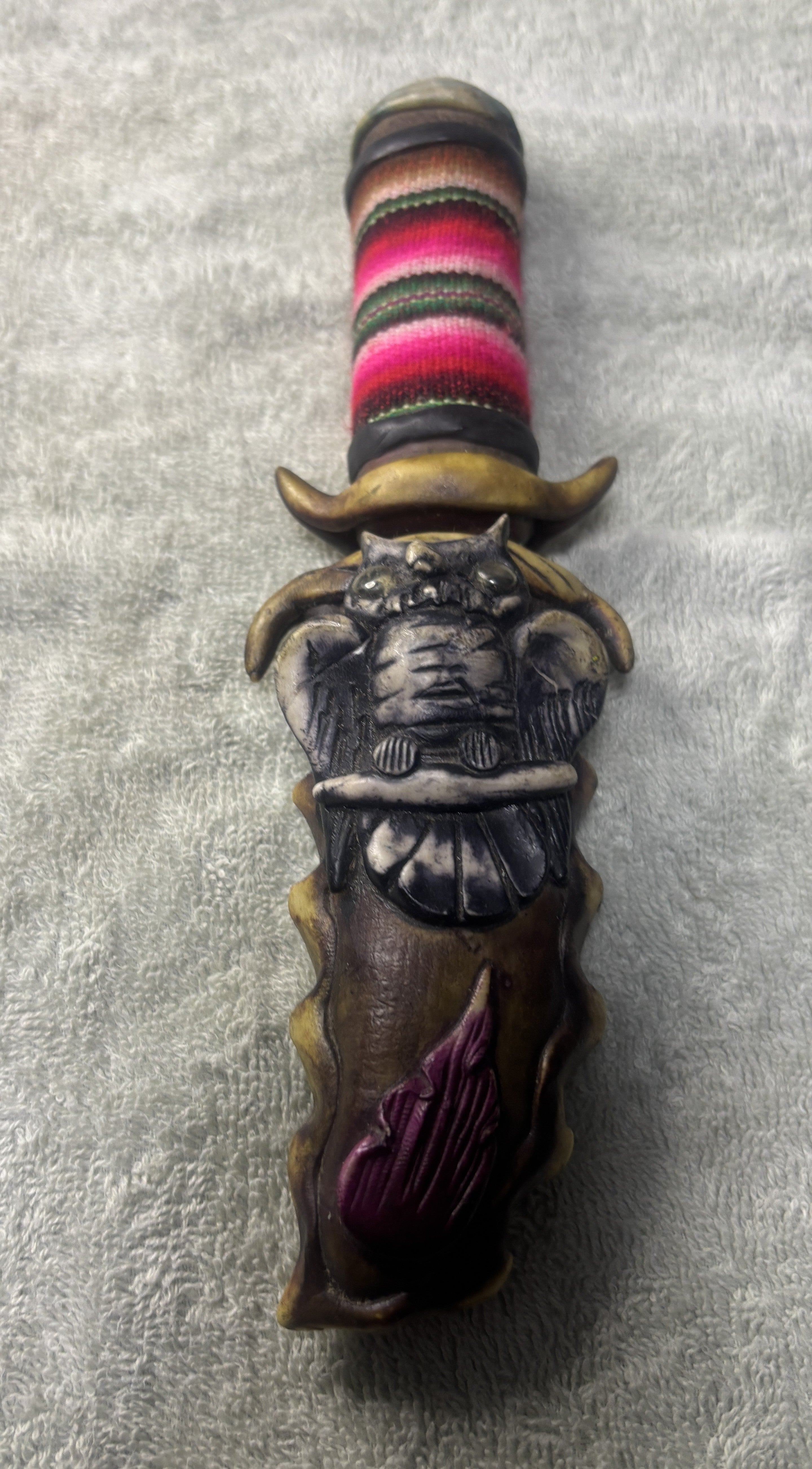 SHAMAN'S SPIRITUAL KNIFE TO CUT CORDS PAST EVENTS 24CM