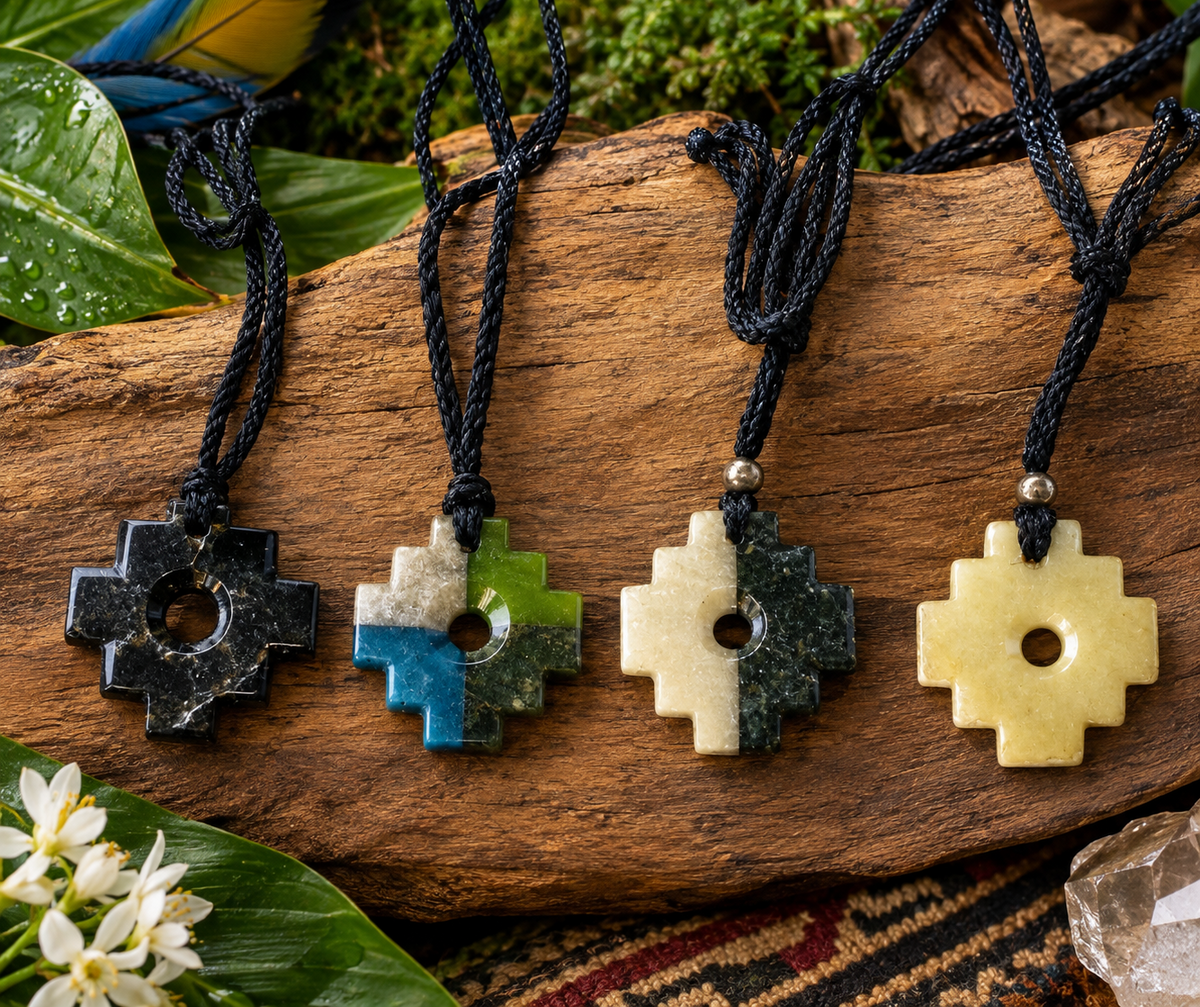 Handcrafted Chacana - Inca Cross, a powerful symbol in Incan spirituality