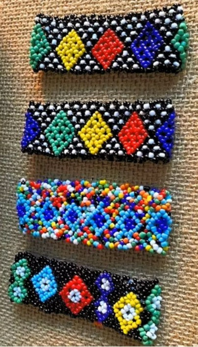 Sacred Medicine Shipibo Ceremonial Beaded Flexi. Bracelet