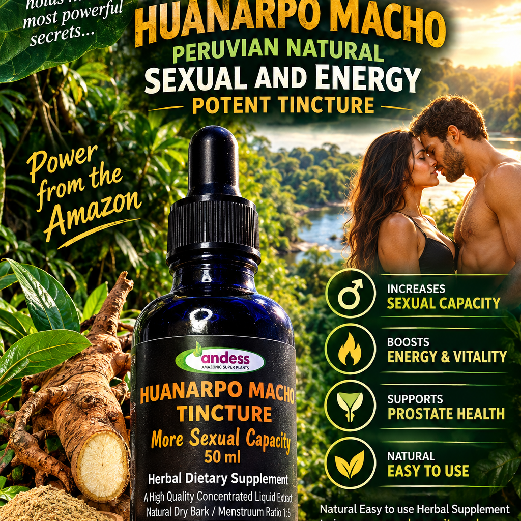 Huanarpo Macho Root Natural Herbal Root Tincture 50ml