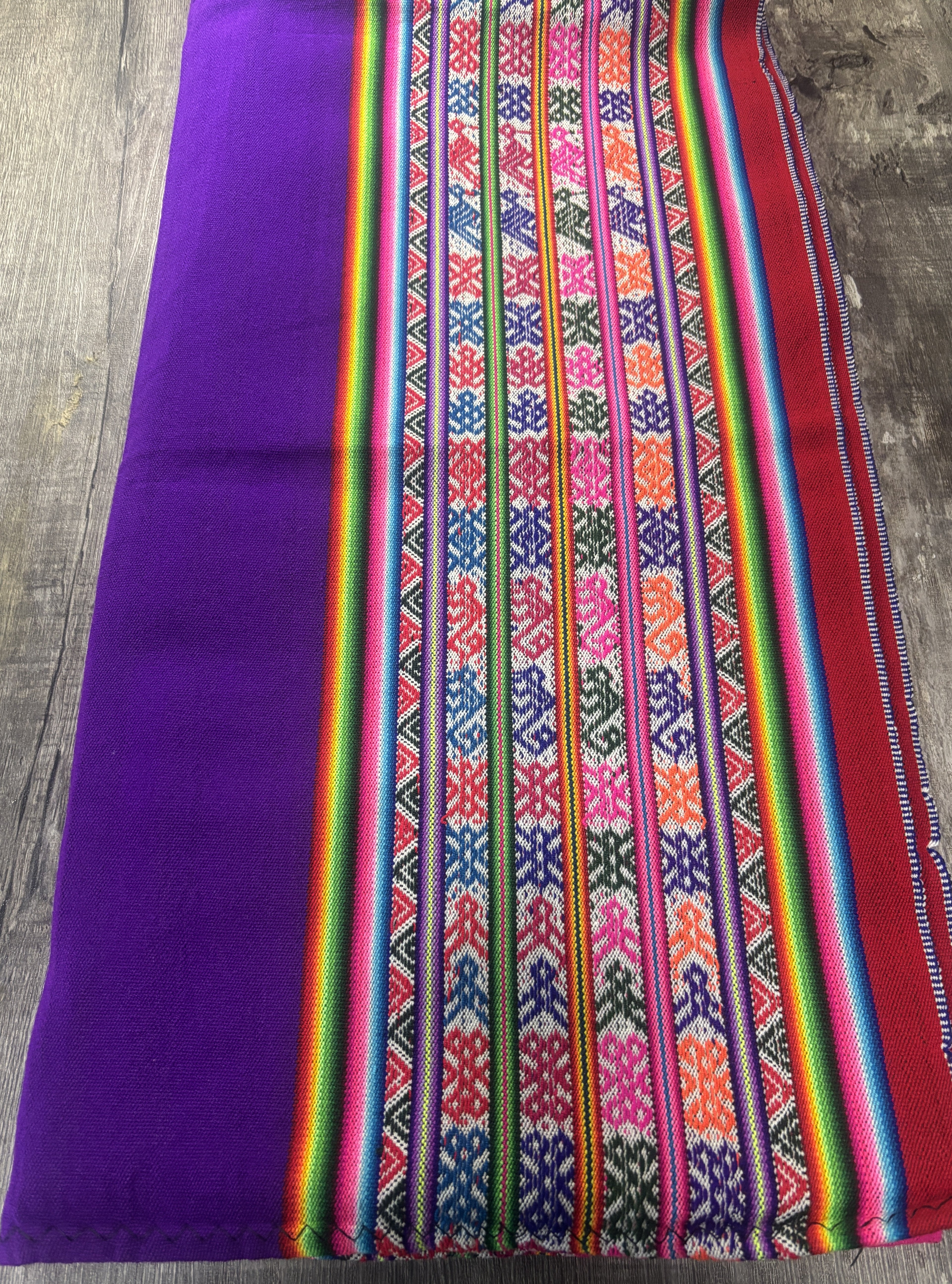 Handcrafted Andean Cloth for Mesa, Altar and Multifunctional use 120cm X 140cm
