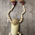 Abundance and Transformation Paiche Fish Healing Pendant 42cm.
