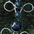 Guatemalan Jadeite Life Geometry Pendant 925 Sacred Sterling Silver