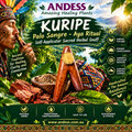 KURIPE Pipe Palo Sangre Aya Ritual Self-Applicator Herbal Snuff