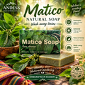 Matico Natural Herbal Soap Antibacterial Antiviral Antiseptic Set of 2 Bars