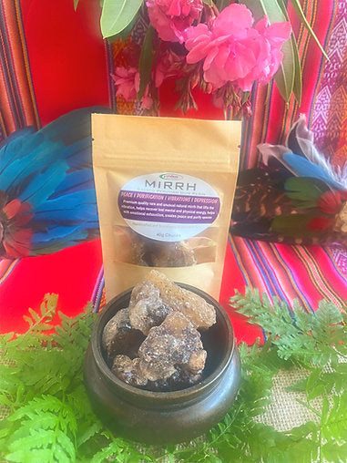 Peruvian Mirrh Natural Resin Incense Chunks 40g
