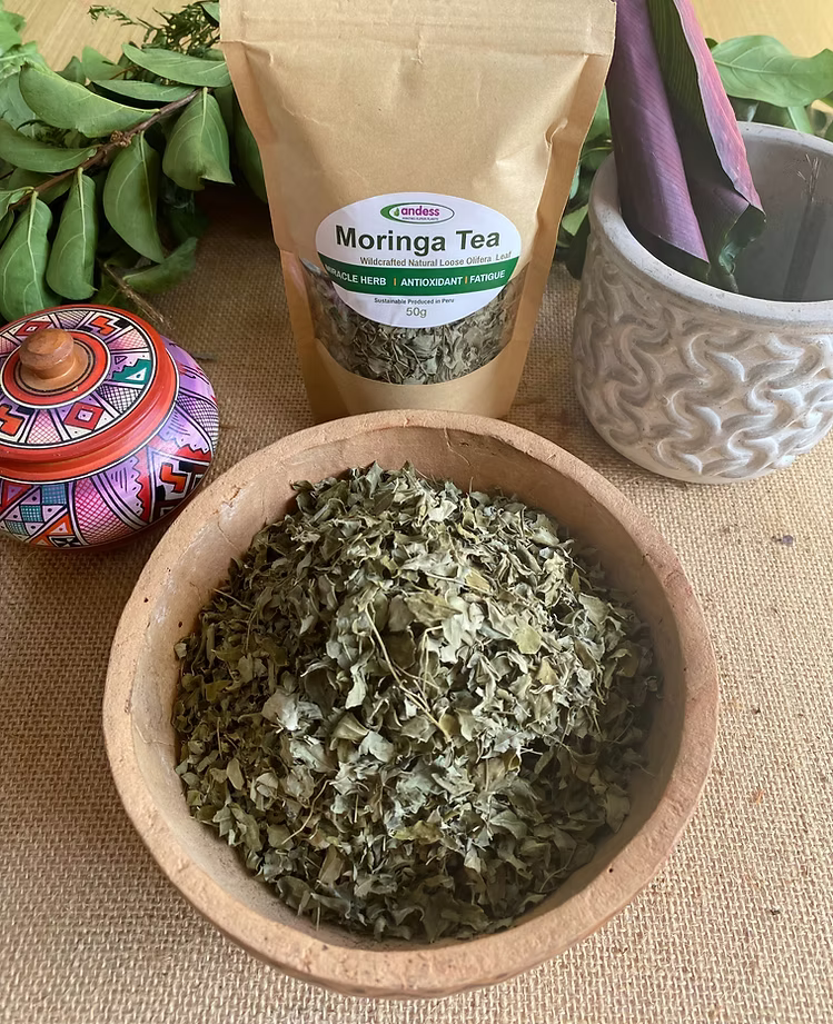 Moringa Natural Potent Peruvian Herbal Tea leaf 50g