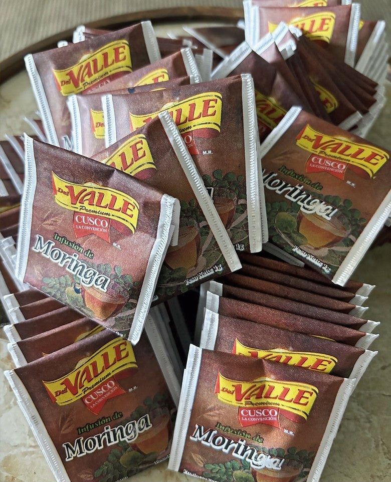 Moringa Natural Peruvian Herbal Tea 100 Tea Bags Bulk Sale