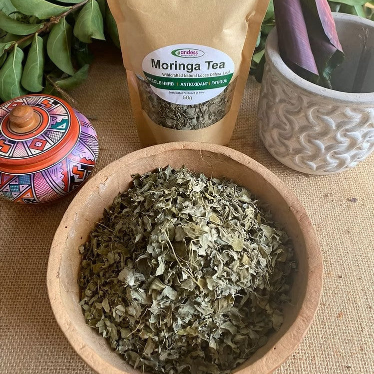 Moringa Natural Potent Peruvian Herbal Tea leaf 50g