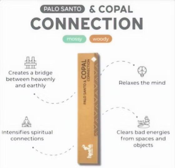 Palo Santo & Copal Handcrafted 12 Packs of 10 Natural Sticks SALE