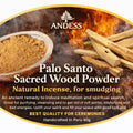 Palo Santo Sacred Wood Natural Incense Powder 40g more smoke