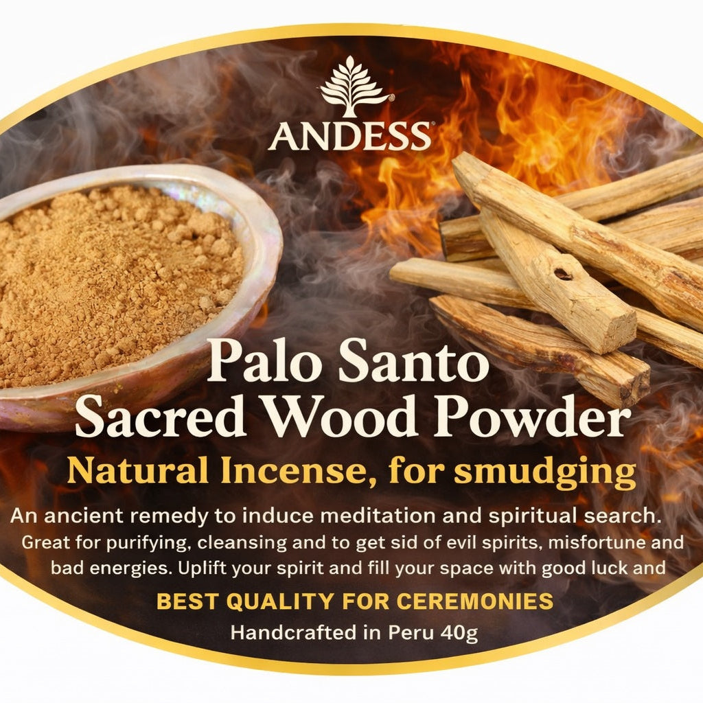 Palo Santo Sacred Wood Natural Incense Powder 40g more smoke
