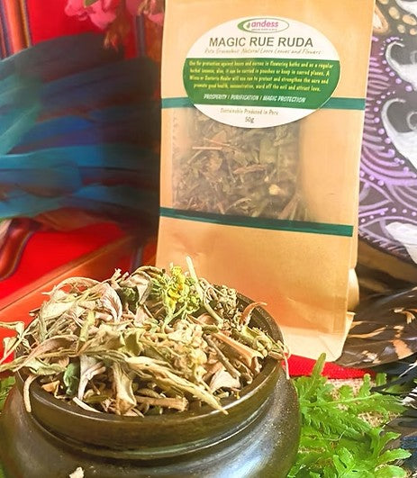 Ruda Magic Rue Natural Loose Leaves Incense 40g