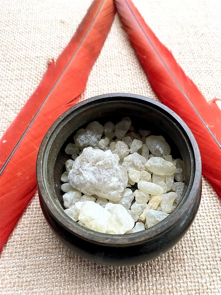 White Copal Natural Peace Resin Incense 40g