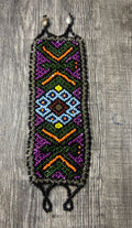 Sacred Medicine Ayahuasca Visions Shipibo Ceremonial Beaded Unisex Bracelet