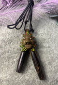 KURIPE Palo Chonta Ayahuasca Hand Made Ritual Self Applicator Mapacho Snuff