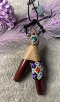 KURIPE Palo Sangre Ayahuasca Hand Made Ritual self-Applicator Mapacho Snuff