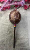 Shipibo Handcrafted Ayahuasca Ceremonial Ikaro Sacred L Rattle