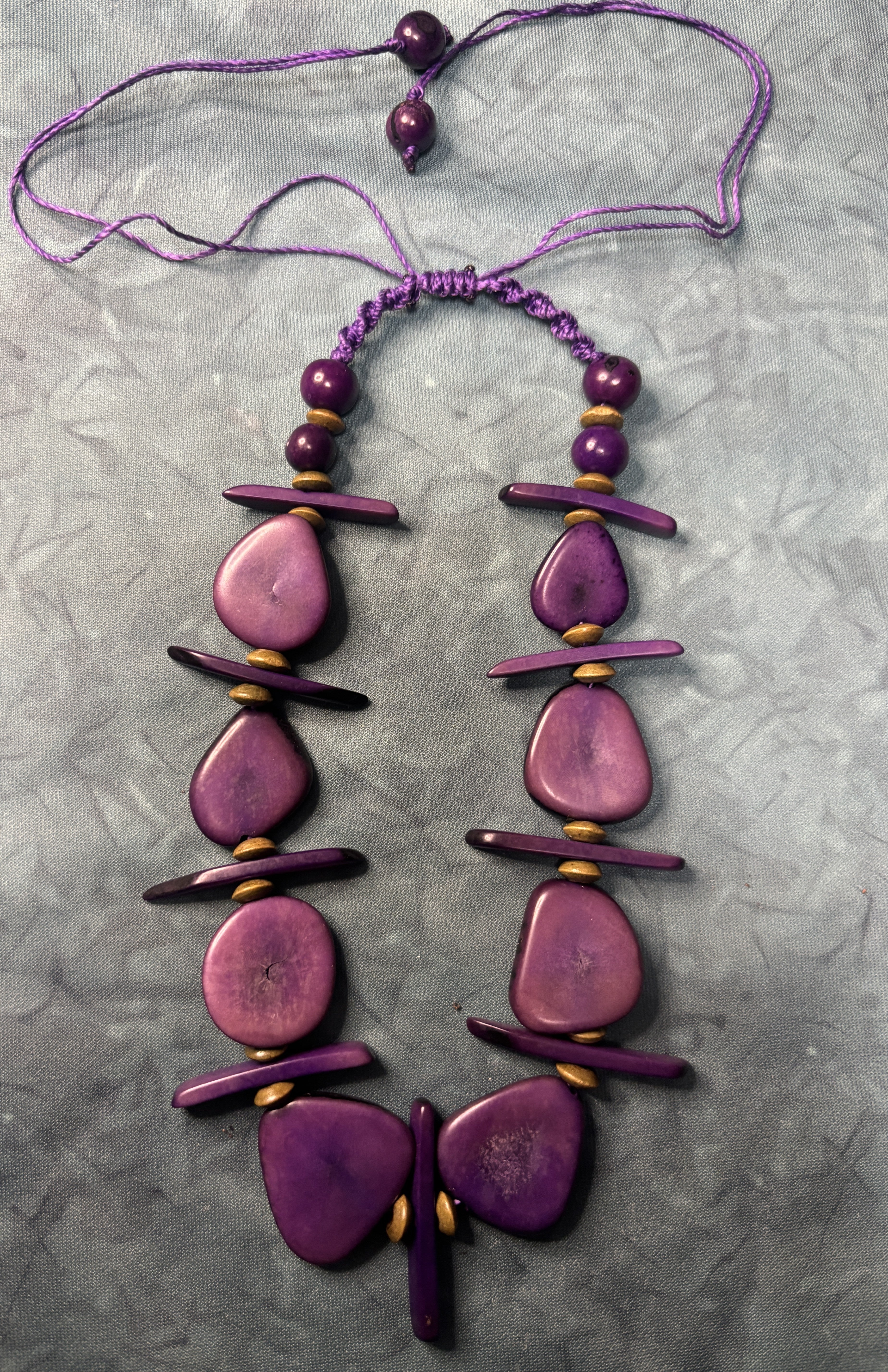 Native American Pendant Tagua Natural Seed Handmade Healing Adjustable Necklace