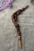 Shipibo Ceremonial Handcrafted Palo Santo Single Applicator Tepi 30cm